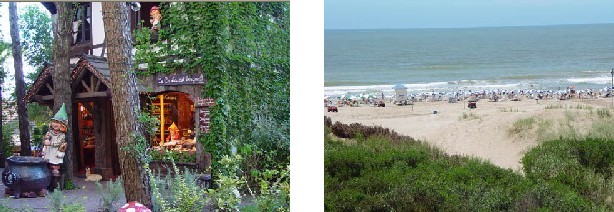 Casa del Chocolate y  Playa de Caril